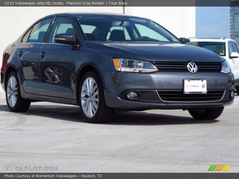 Platinum Gray Metallic / Titan Black 2013 Volkswagen Jetta SEL Sedan