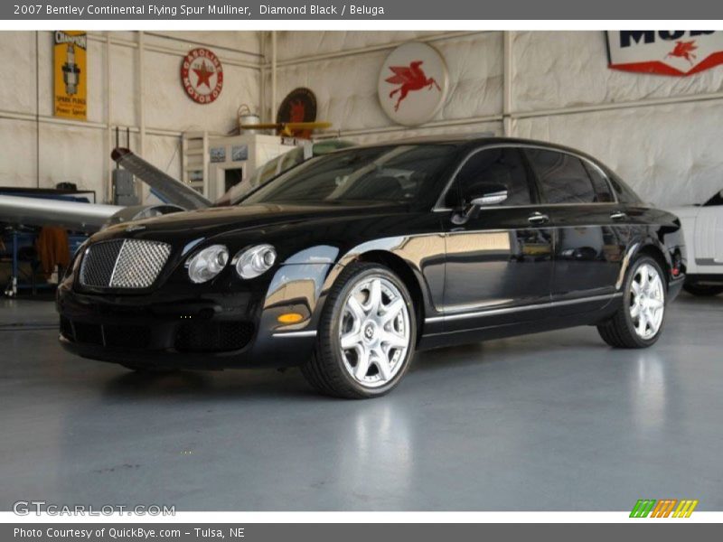 Diamond Black / Beluga 2007 Bentley Continental Flying Spur Mulliner