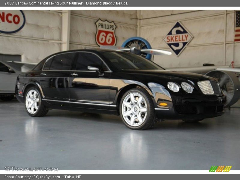 Diamond Black / Beluga 2007 Bentley Continental Flying Spur Mulliner