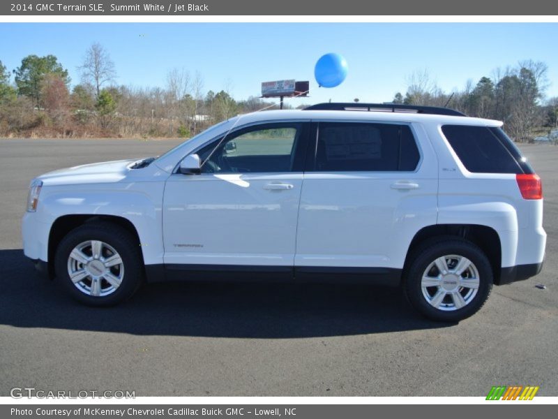 Summit White / Jet Black 2014 GMC Terrain SLE