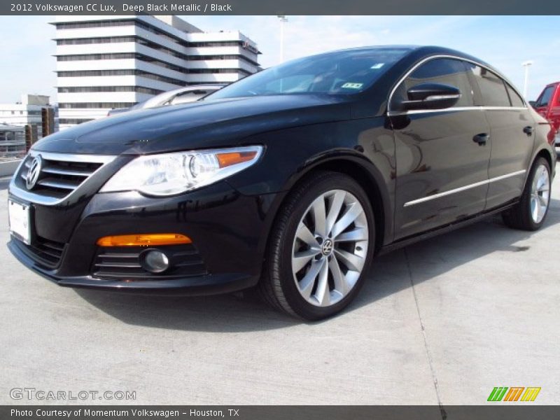 Deep Black Metallic / Black 2012 Volkswagen CC Lux