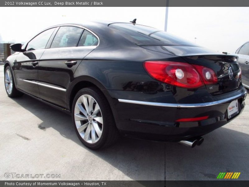 Deep Black Metallic / Black 2012 Volkswagen CC Lux