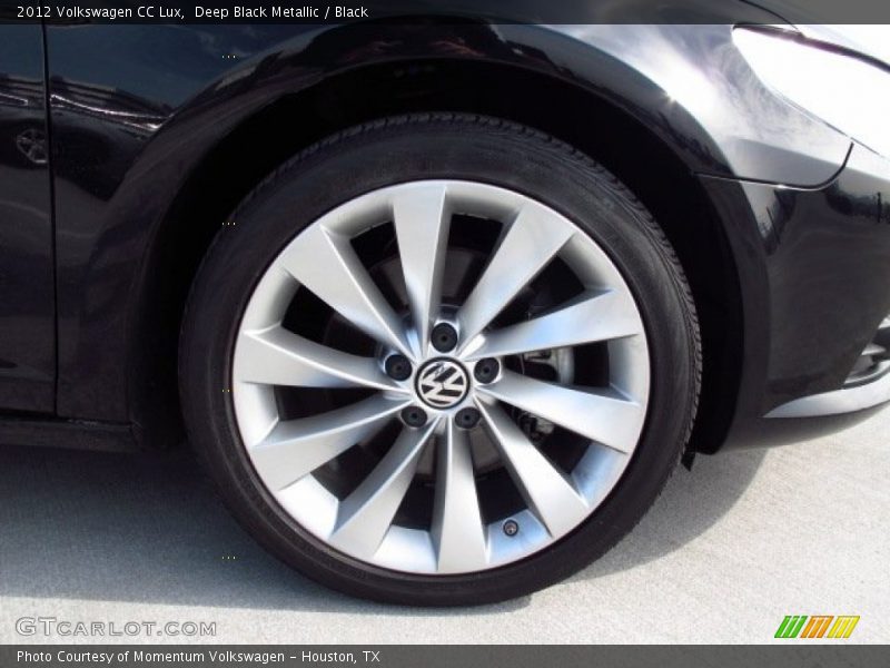 Deep Black Metallic / Black 2012 Volkswagen CC Lux