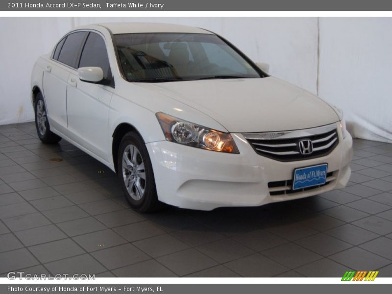 Taffeta White / Ivory 2011 Honda Accord LX-P Sedan