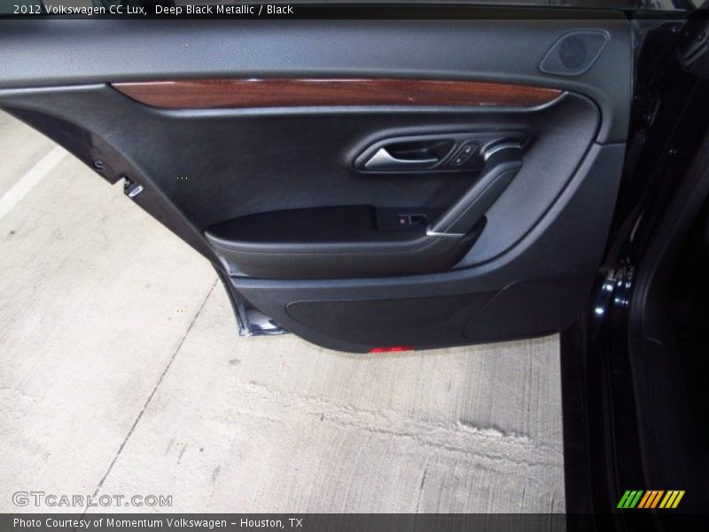 Deep Black Metallic / Black 2012 Volkswagen CC Lux