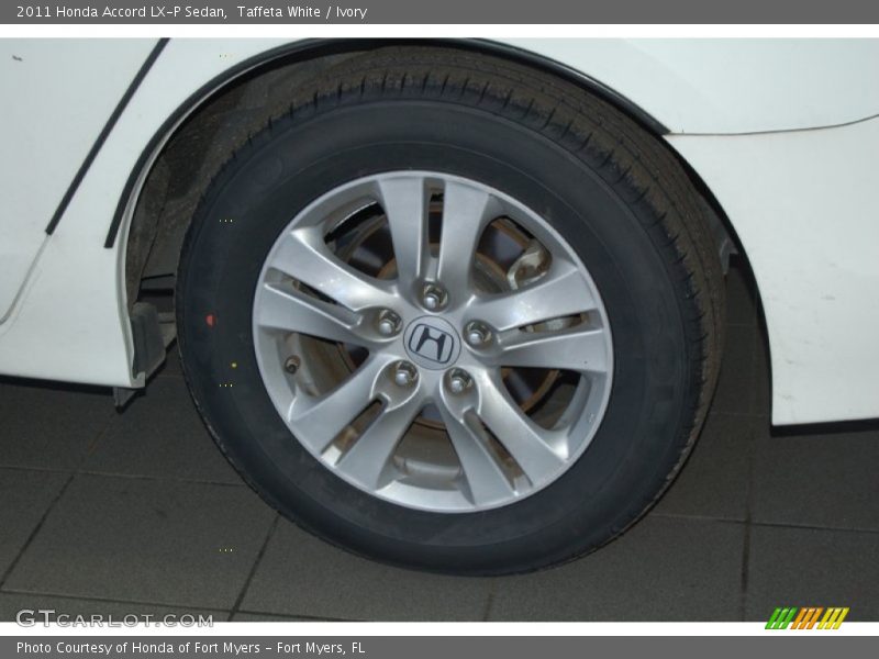 Taffeta White / Ivory 2011 Honda Accord LX-P Sedan