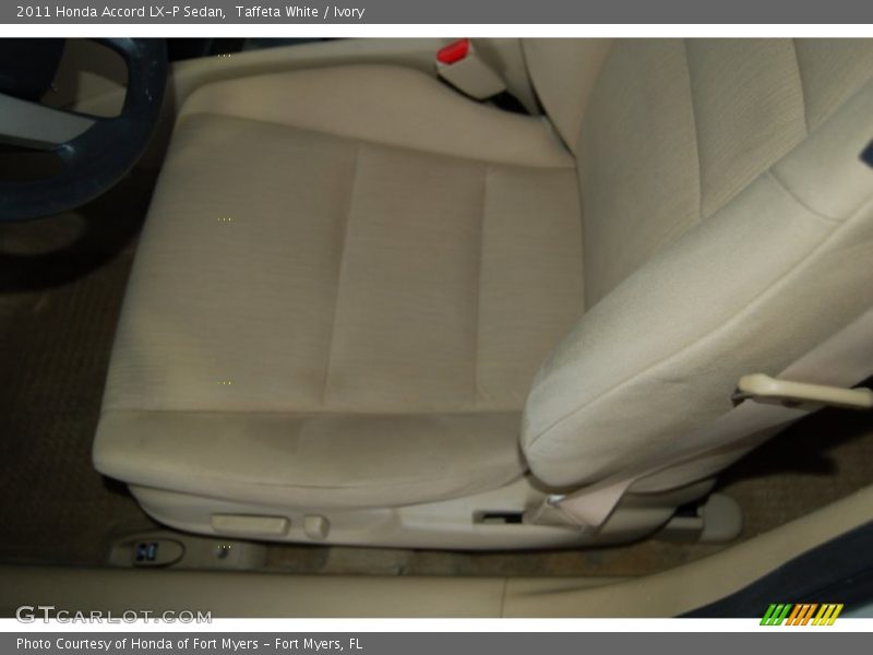 Taffeta White / Ivory 2011 Honda Accord LX-P Sedan