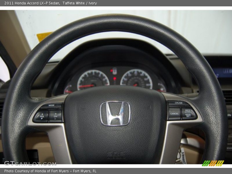 Taffeta White / Ivory 2011 Honda Accord LX-P Sedan