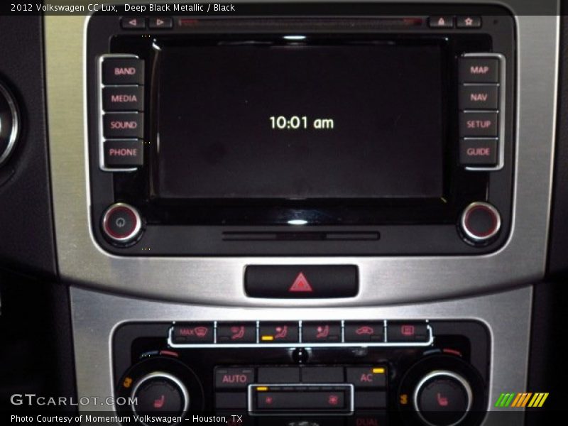 Deep Black Metallic / Black 2012 Volkswagen CC Lux