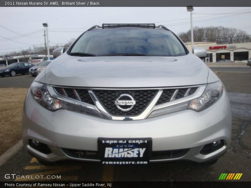 Brilliant Silver / Black 2011 Nissan Murano SV AWD