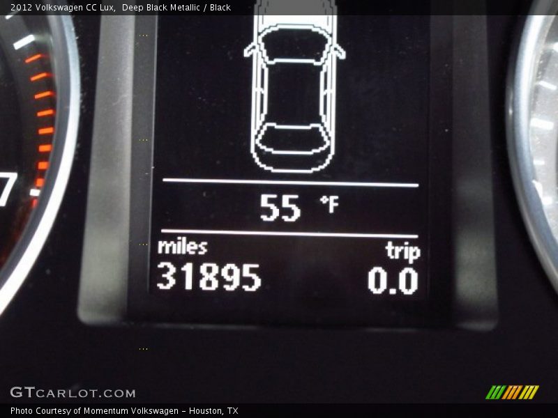 Deep Black Metallic / Black 2012 Volkswagen CC Lux