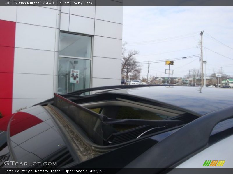 Brilliant Silver / Black 2011 Nissan Murano SV AWD