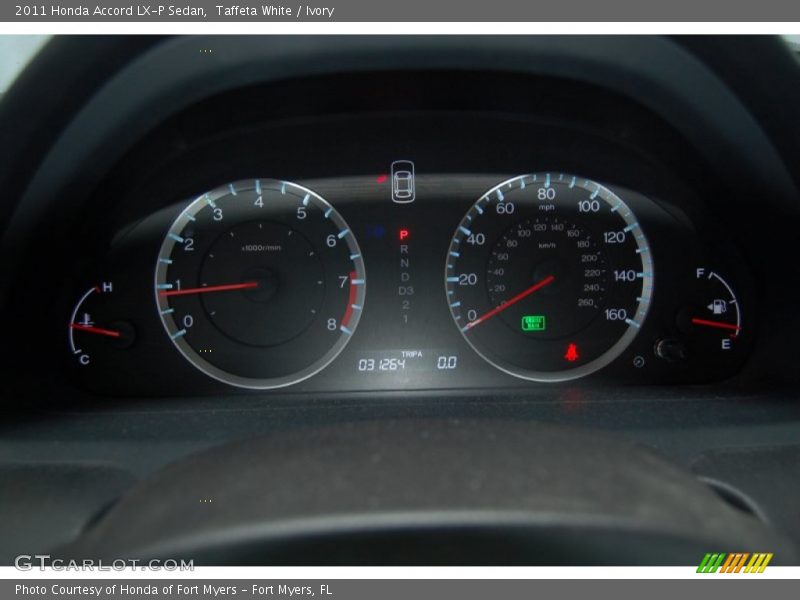 Taffeta White / Ivory 2011 Honda Accord LX-P Sedan
