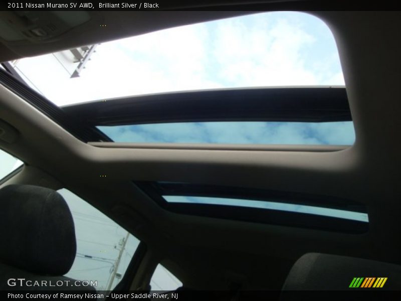 Brilliant Silver / Black 2011 Nissan Murano SV AWD