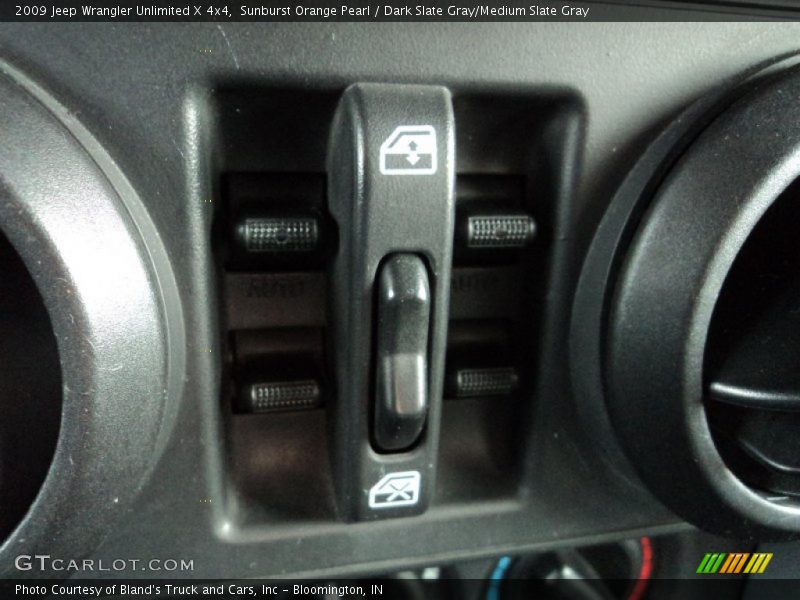 Sunburst Orange Pearl / Dark Slate Gray/Medium Slate Gray 2009 Jeep Wrangler Unlimited X 4x4