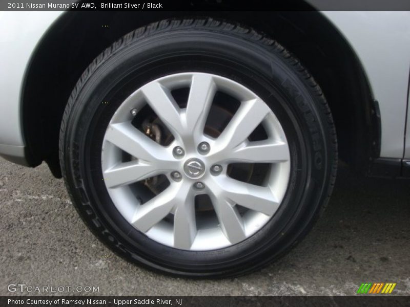 Brilliant Silver / Black 2011 Nissan Murano SV AWD
