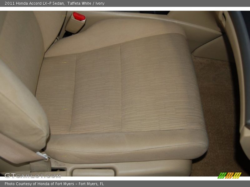 Taffeta White / Ivory 2011 Honda Accord LX-P Sedan