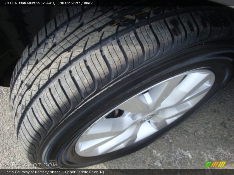 Brilliant Silver / Black 2011 Nissan Murano SV AWD