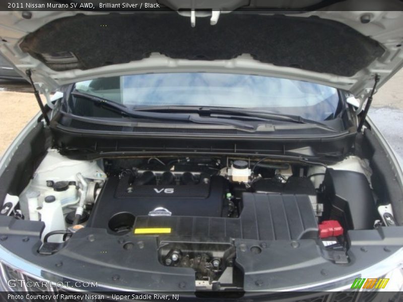 Brilliant Silver / Black 2011 Nissan Murano SV AWD