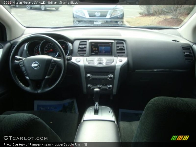Brilliant Silver / Black 2011 Nissan Murano SV AWD