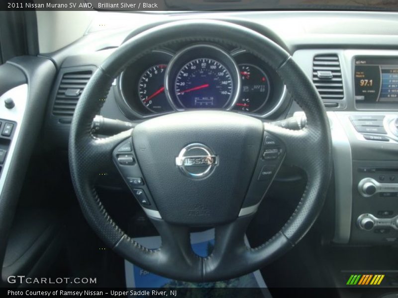 Brilliant Silver / Black 2011 Nissan Murano SV AWD
