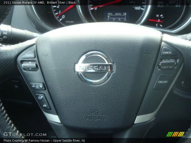 Brilliant Silver / Black 2011 Nissan Murano SV AWD