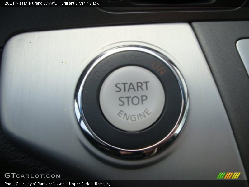 Brilliant Silver / Black 2011 Nissan Murano SV AWD
