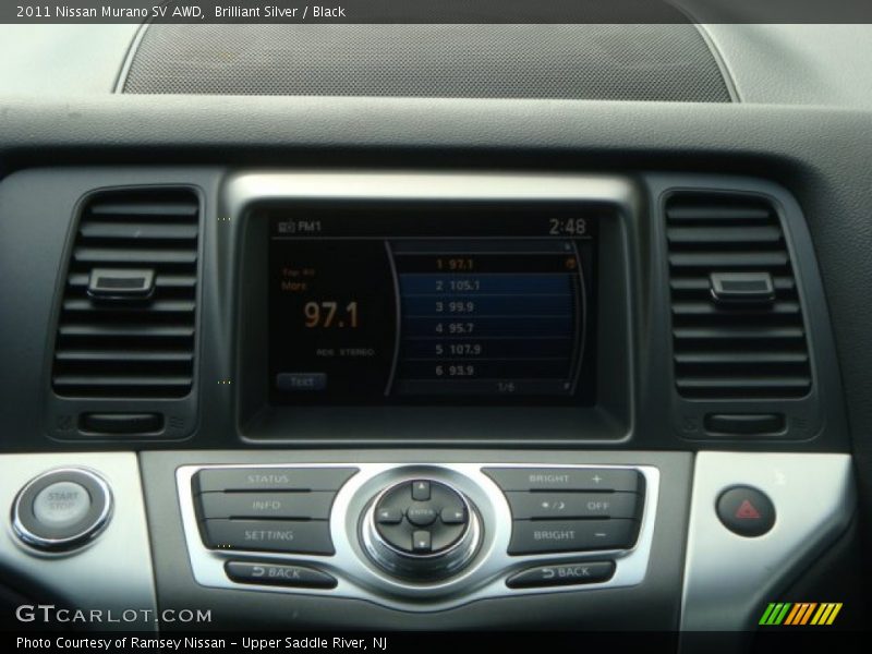 Brilliant Silver / Black 2011 Nissan Murano SV AWD