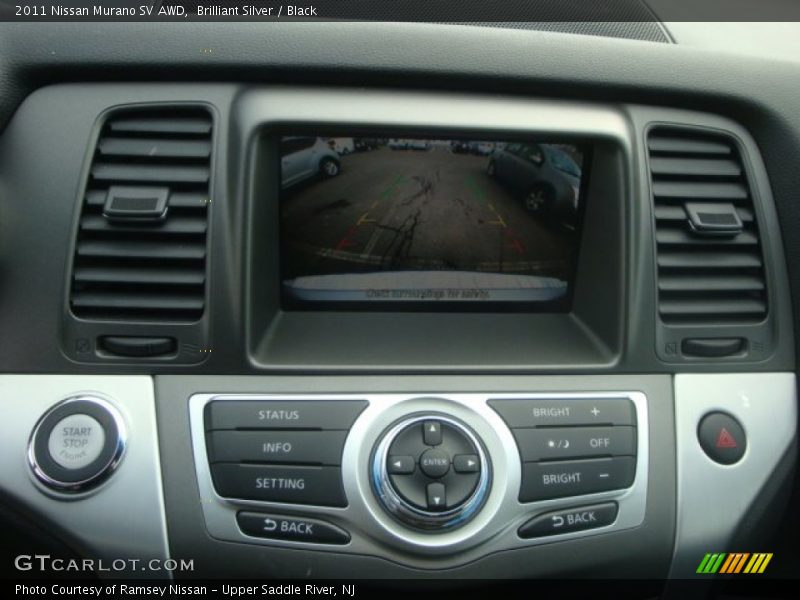Brilliant Silver / Black 2011 Nissan Murano SV AWD