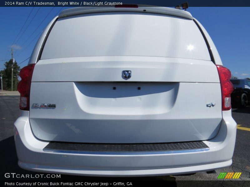 Bright White / Black/Light Graystone 2014 Ram C/V Tradesman