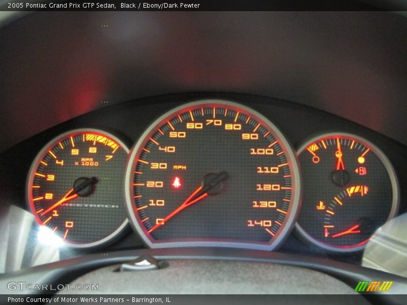 Black / Ebony/Dark Pewter 2005 Pontiac Grand Prix GTP Sedan