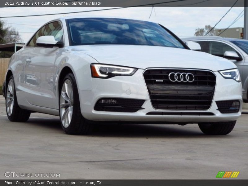 Ibis White / Black 2013 Audi A5 2.0T quattro Coupe