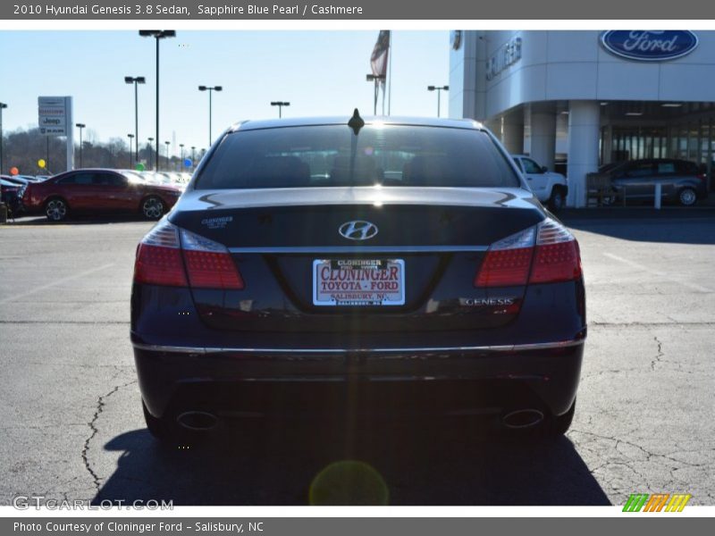 Sapphire Blue Pearl / Cashmere 2010 Hyundai Genesis 3.8 Sedan