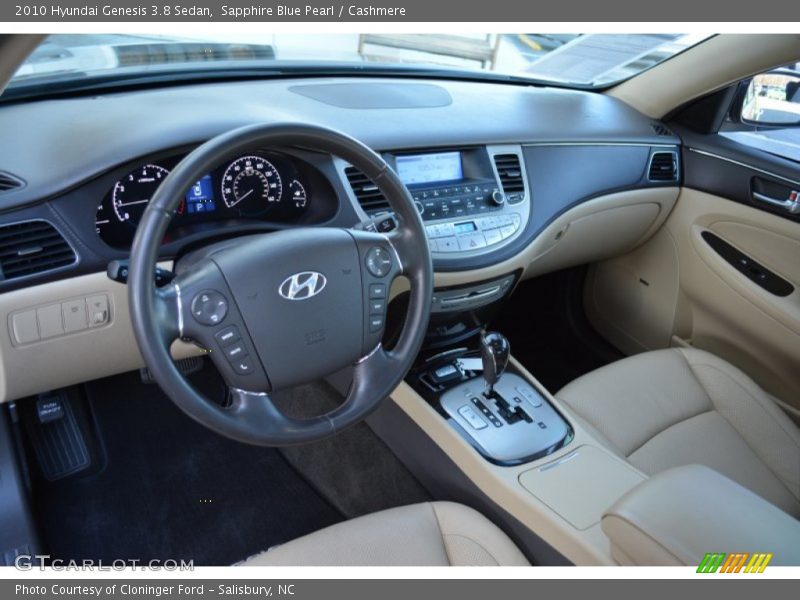  2010 Genesis 3.8 Sedan Cashmere Interior