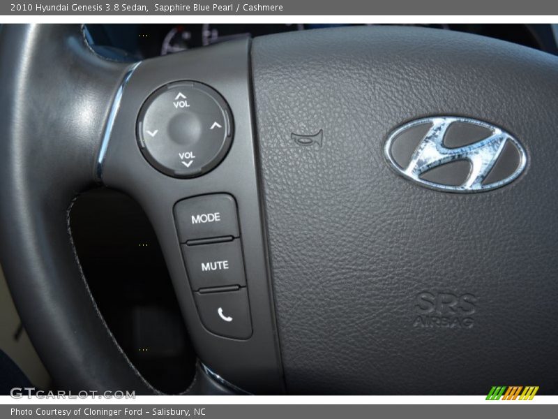 Sapphire Blue Pearl / Cashmere 2010 Hyundai Genesis 3.8 Sedan