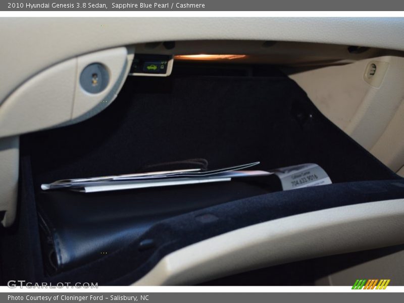 Sapphire Blue Pearl / Cashmere 2010 Hyundai Genesis 3.8 Sedan