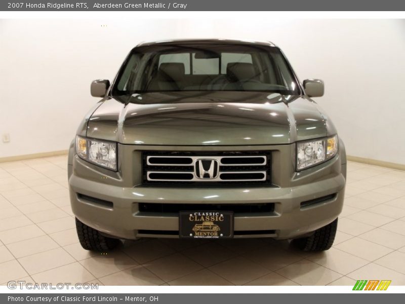 Aberdeen Green Metallic / Gray 2007 Honda Ridgeline RTS