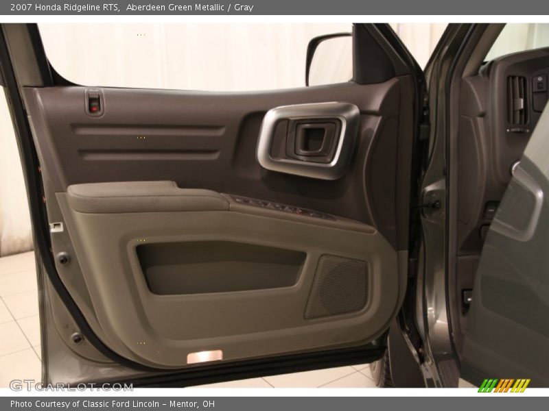 Aberdeen Green Metallic / Gray 2007 Honda Ridgeline RTS
