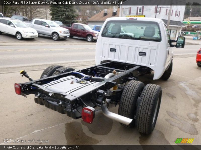 Oxford White / Steel 2014 Ford F350 Super Duty XL Regular Cab Dually Chassis