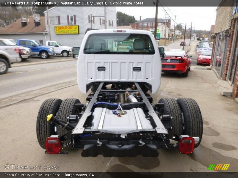 Oxford White / Steel 2014 Ford F350 Super Duty XL Regular Cab Dually Chassis