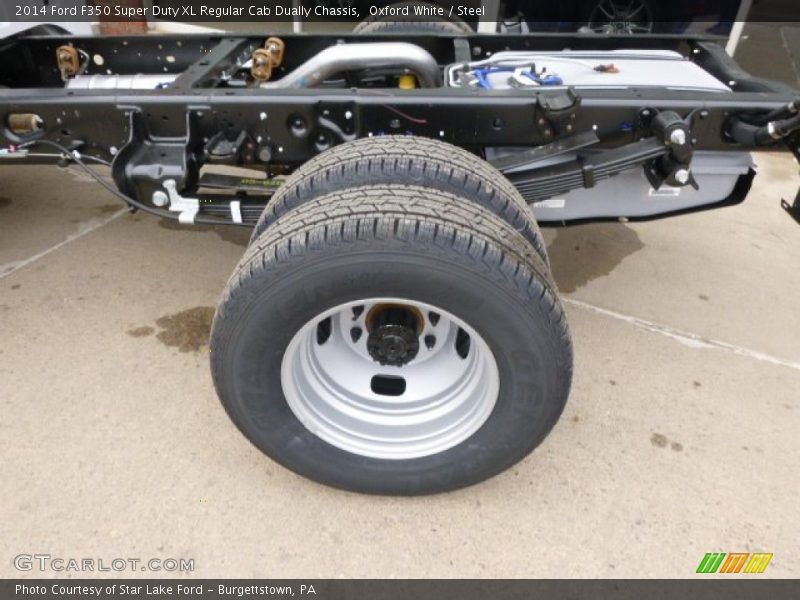 Oxford White / Steel 2014 Ford F350 Super Duty XL Regular Cab Dually Chassis