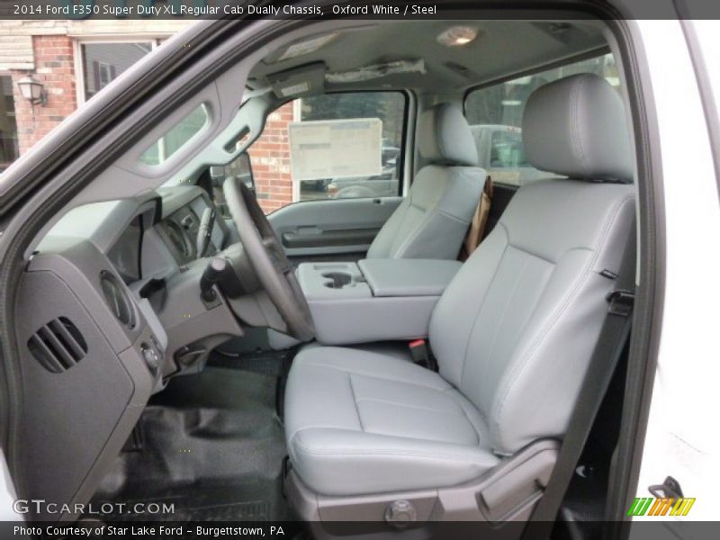 Oxford White / Steel 2014 Ford F350 Super Duty XL Regular Cab Dually Chassis