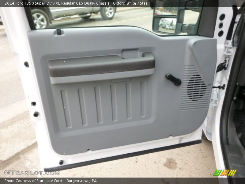 Oxford White / Steel 2014 Ford F350 Super Duty XL Regular Cab Dually Chassis
