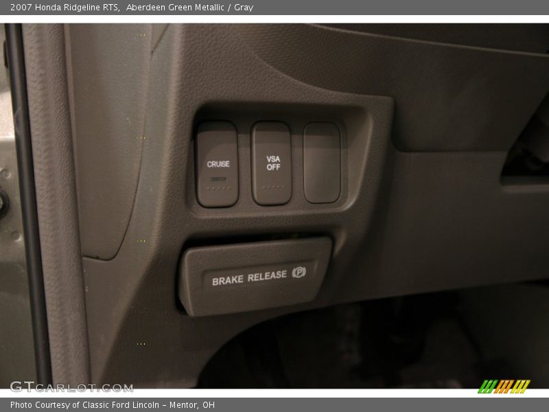 Aberdeen Green Metallic / Gray 2007 Honda Ridgeline RTS