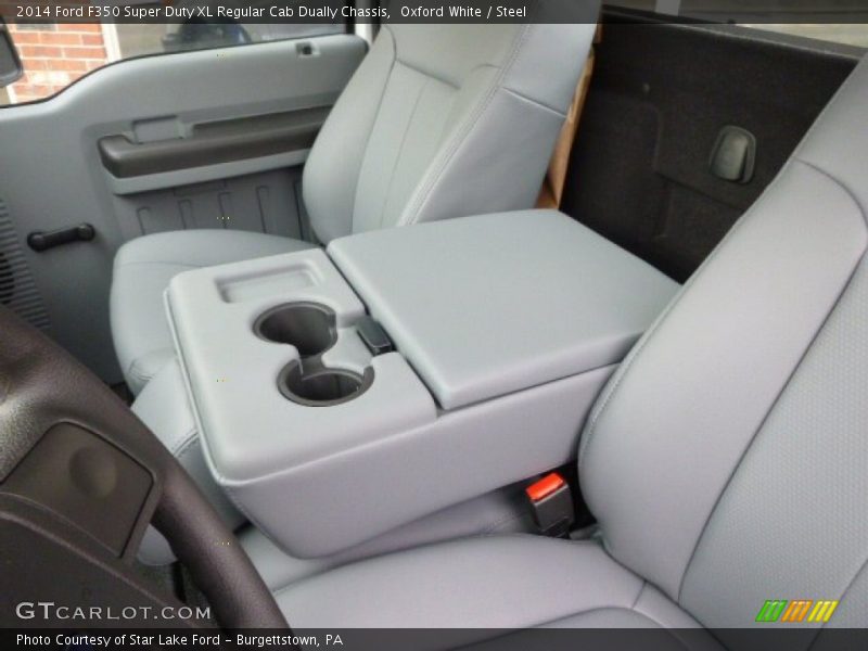 Oxford White / Steel 2014 Ford F350 Super Duty XL Regular Cab Dually Chassis