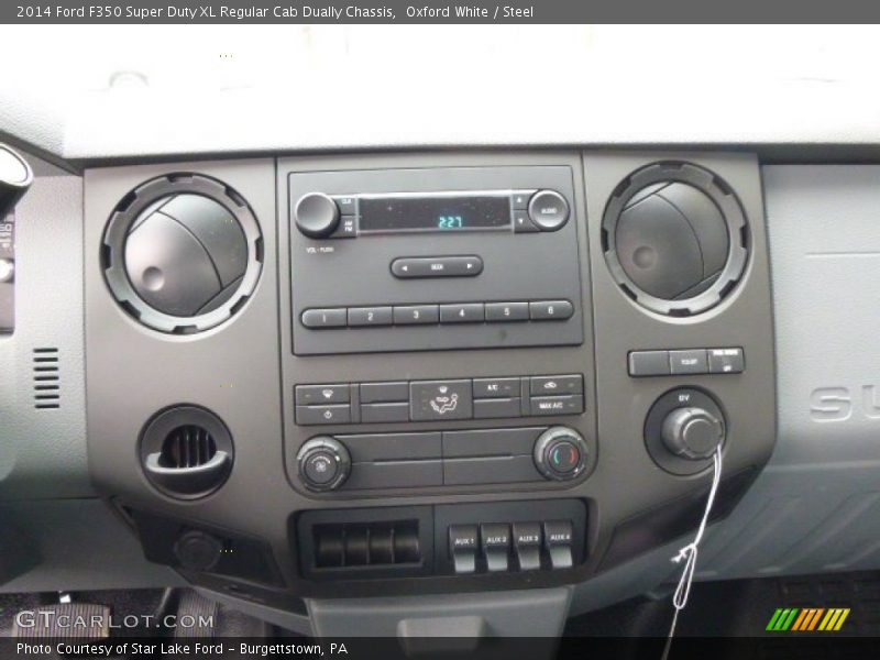 Oxford White / Steel 2014 Ford F350 Super Duty XL Regular Cab Dually Chassis