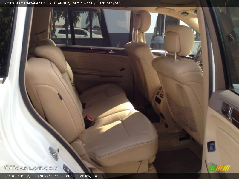 Arctic White / Dark Ash/Ash 2010 Mercedes-Benz GL 450 4Matic
