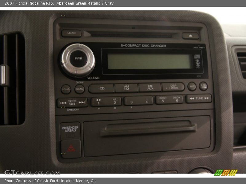 Audio System of 2007 Ridgeline RTS