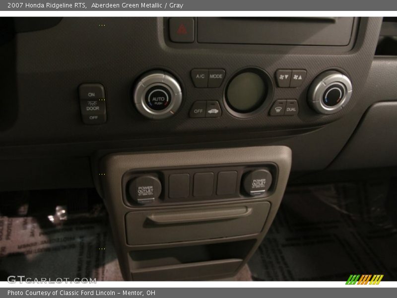 Aberdeen Green Metallic / Gray 2007 Honda Ridgeline RTS