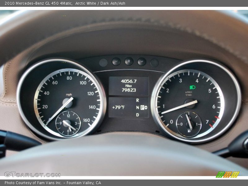 Arctic White / Dark Ash/Ash 2010 Mercedes-Benz GL 450 4Matic